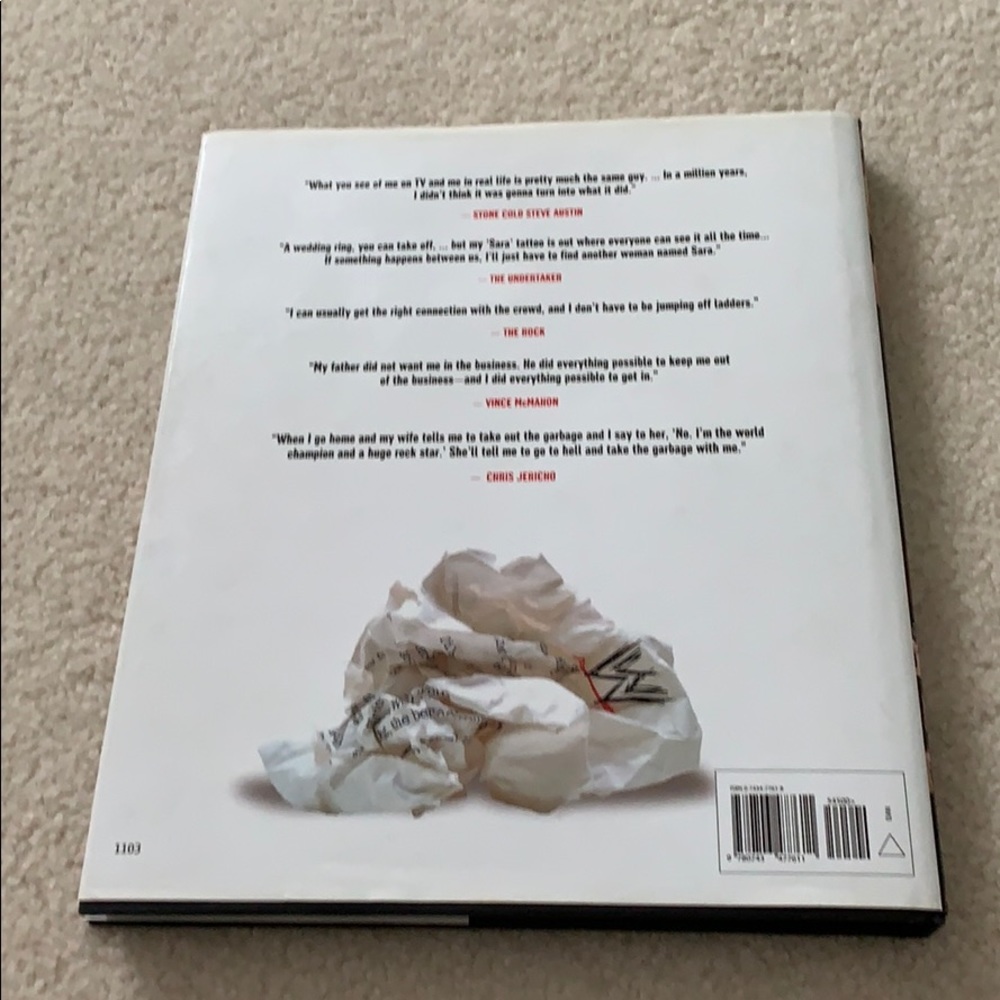 WWE Unscripted Book - Picture 2 of 7